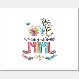 Love Being Called Mimi Happy Mother's Day Posters and Art